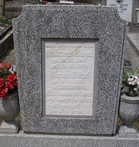 Huegel Andreas 1942-1999 Grabstein